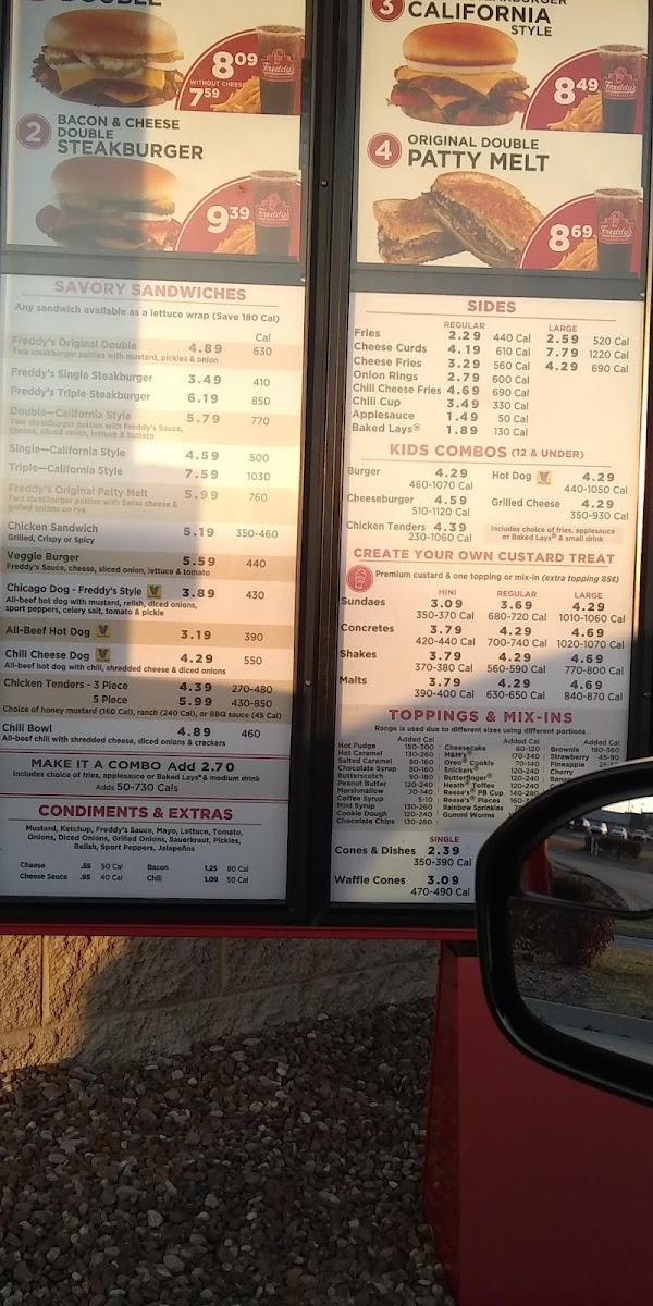 Freddy's Frozen Custard & Steakburgers Menu-5