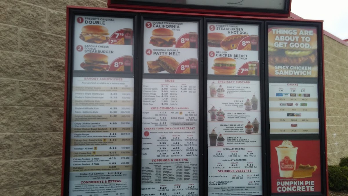 Freddy's Frozen Custard & Steakburgers Menu-8